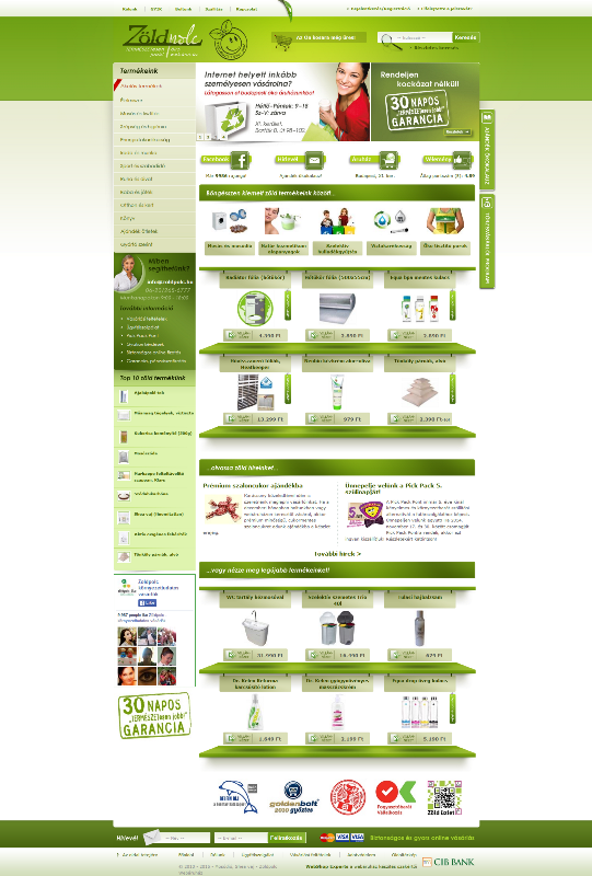 Zöldpolc webáruház